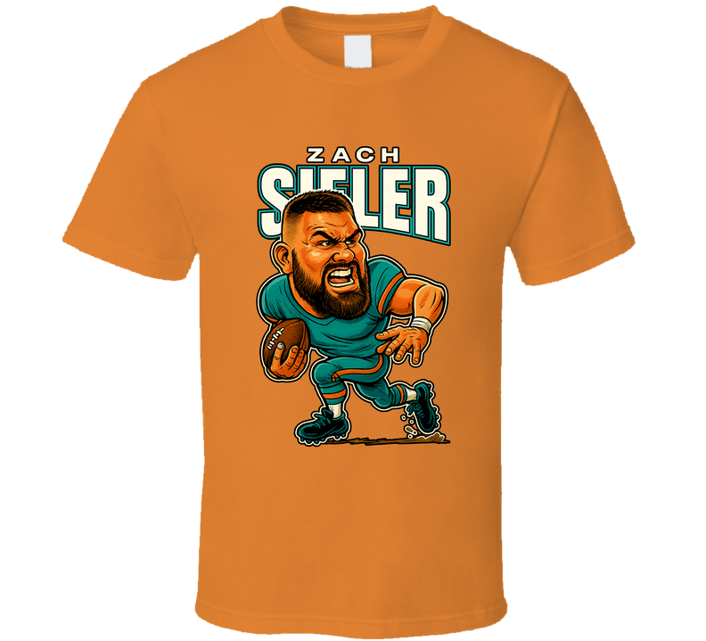 Zach Sieler Football Caricature Fan T Shirt Zach Sieler Football Caricature Fan T Shirt