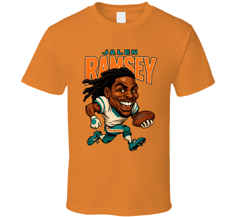 Jalen Ramsey Football Caricature Fan T Shirt Jalen Ramsey Football Caricature Fan T Shirt
