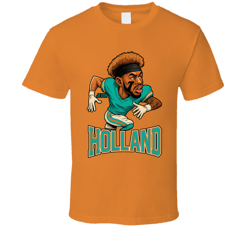 Jevon Holland Football Caricature Fan T Shirt Jevon Holland Football Caricature Fan T Shirt