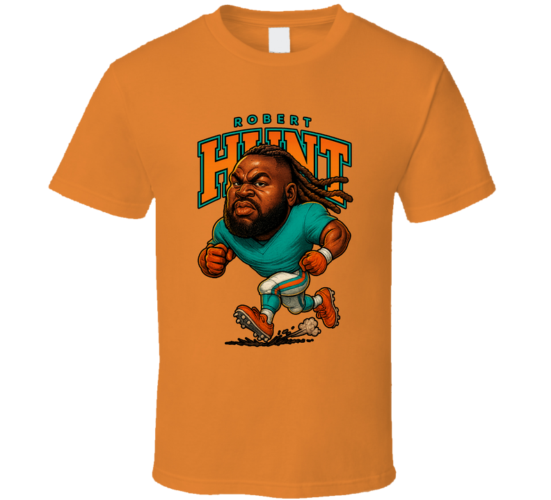 Robert Hunt Football Caricature Fan T Shirt Robert Hunt Football Caricature Fan T Shirt