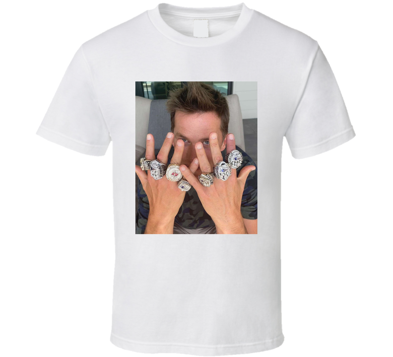 Tom Brady Seven Rings Fan T Shirt
