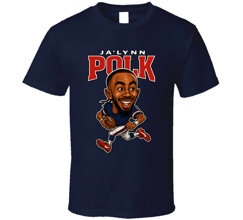 Ja'lynn Polk Football Caricature Fan T Shirt