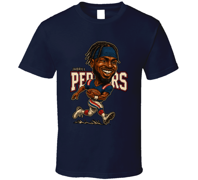 Jabrill Peppers Football Caricature Fan T Shirt Jabrill Peppers Football Caricature Fan T Shirt