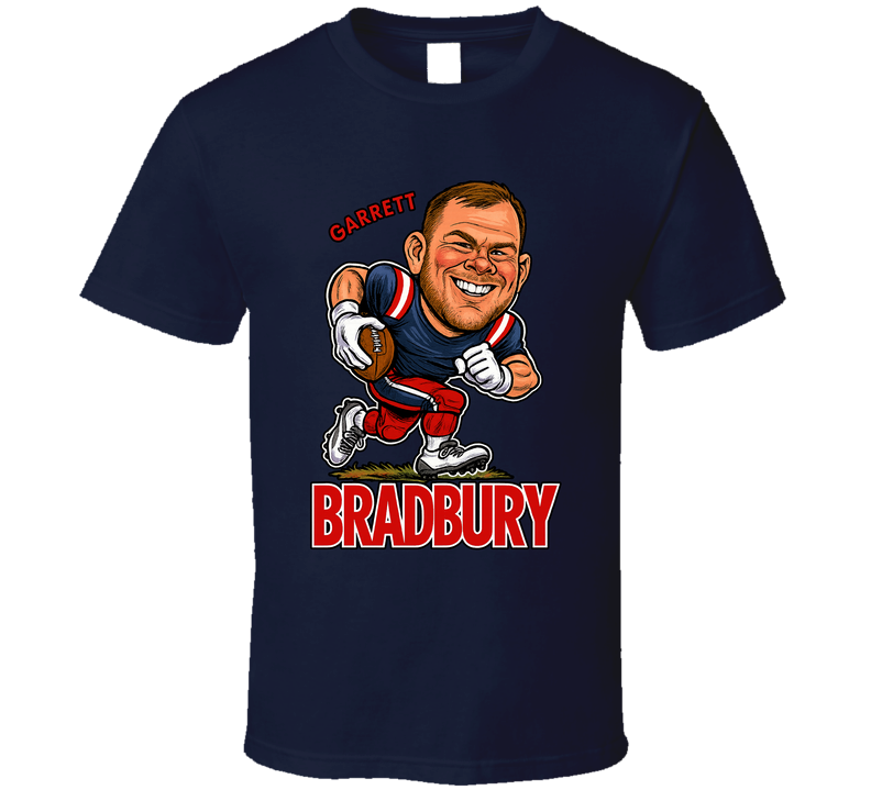 Garrett Bradbury Football Caricature Fan T Shirt Garrett Bradbury Football Caricature Fan T Shirt