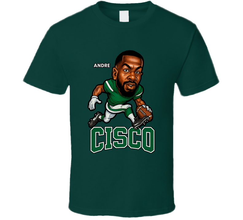 Andre Cisco Football Caricature Fan T Shirt