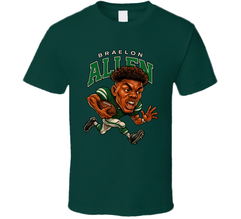 Braelon Allen Football Caricature Fan T Shirt