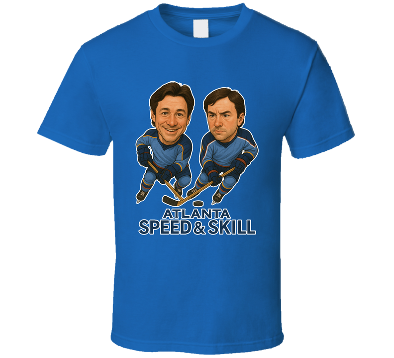 Ilya Kovalchuk And Marian Hossa Atlanta Speed & Skill Hockey Duo Caricatures Fan T Shirt Ilya Kovalchuk And Marian Hossa Atlanta Speed & Skill Hockey Duo Caricatures Fan T Shirt