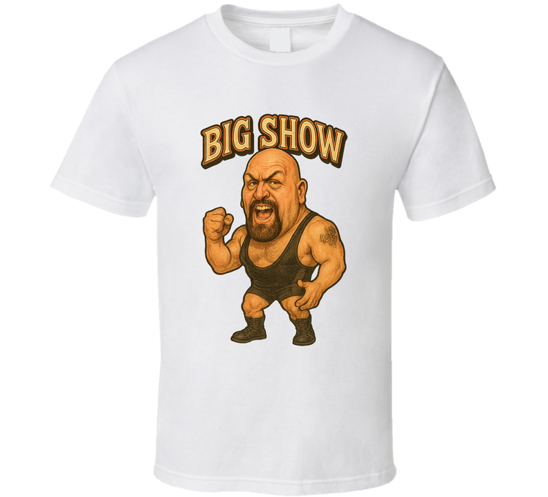 Big Show Paul Wight Wrestling Fan Caricature T Shirt