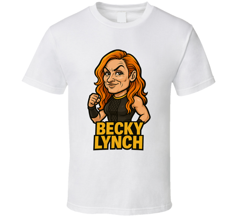 Becky Lynch Wrestling Fan Caricature T Shirt