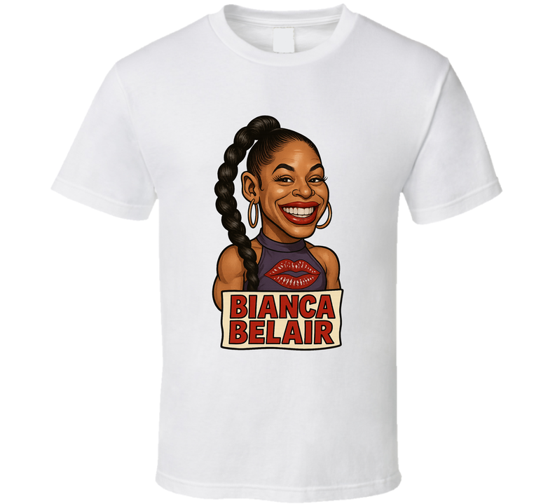 Bianca Belair Wrestling Fan Caricature T Shirt