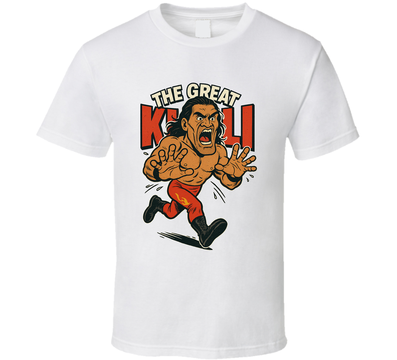 The Great Khali Wrestling Fan Caricature T Shirt