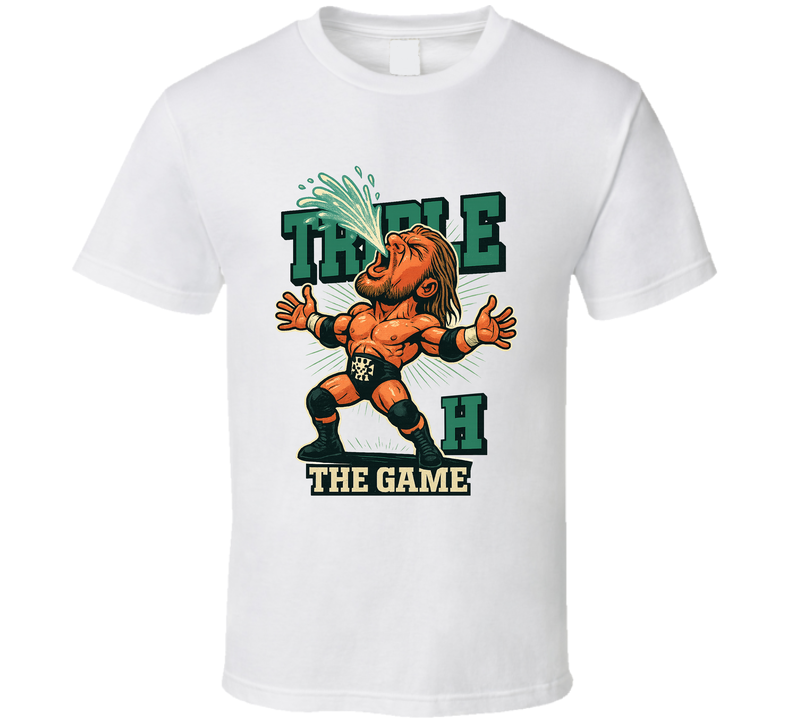 Triple H Wrestling Fan Caricature T Shirt