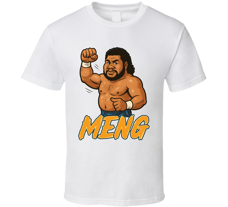Meng Wrestling Caricature T Shirt Meng Wrestling Caricature T Shirt