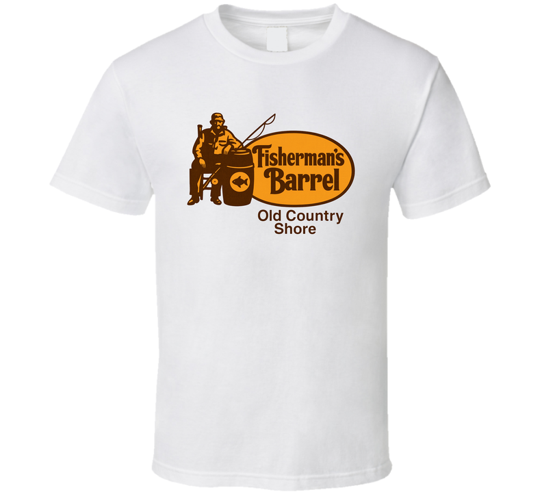 Fisherman's Barrel Old Country Shore Parody T Shirt Fisherman's Barrel Old Country Shore Parody T Shirt