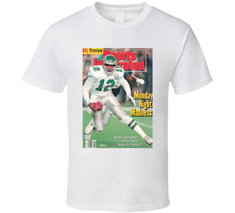 Randall Cunningham Monday Night Madness Si October 1992 T Shirt Randall Cunningham Monday Night Madness Si October 1992 T Shirt