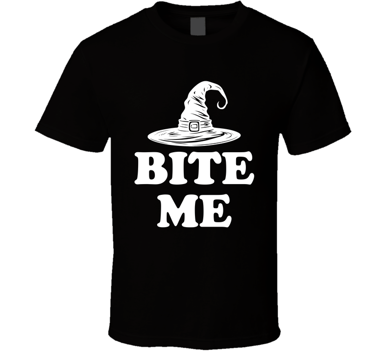 Bite Me Hubie Witch Hat Hubie Halloween T Shirt Bite Me Hubie Witch Hat Hubie Halloween T Shirt