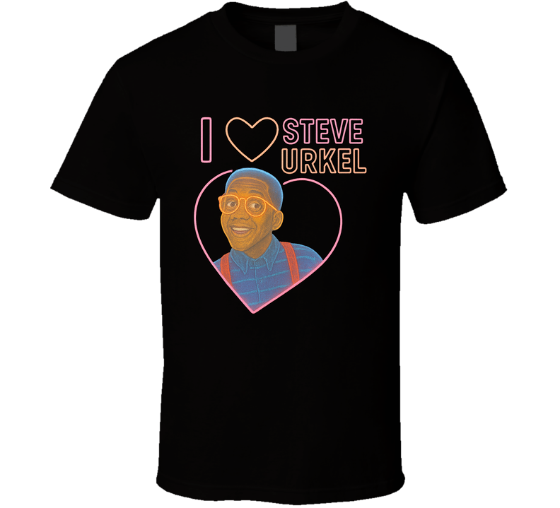 I Heart Love Steve Urkel Family Matters 90s Sitcom Character Fan T Shirt