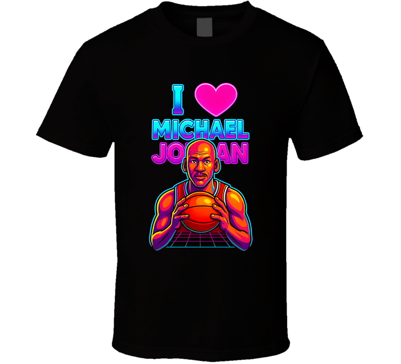 I Heart Love Michael Jordan 80s Sports Legend T Shirt I Heart Love Michael Jordan 80s Sports Legend T Shirt