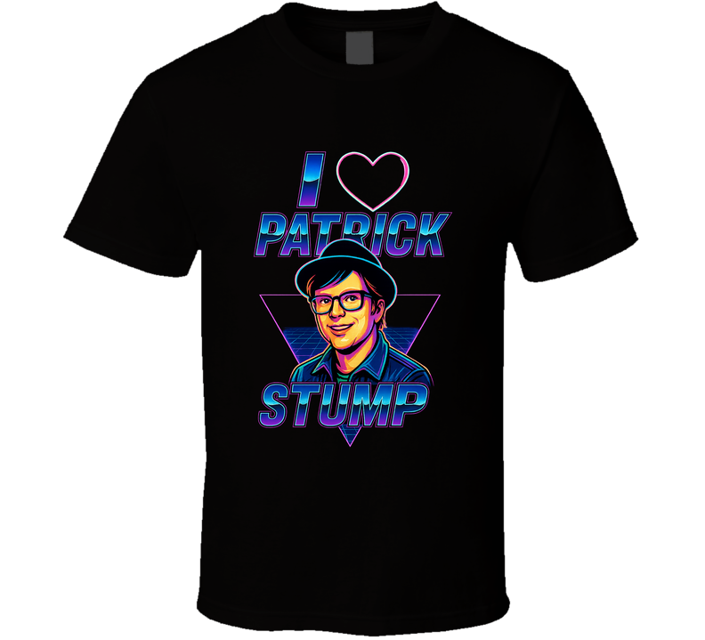 I Heart Love Patrick Stump Music Fan T Shirt I Heart Love Patrick Stump Music Fan T Shirt