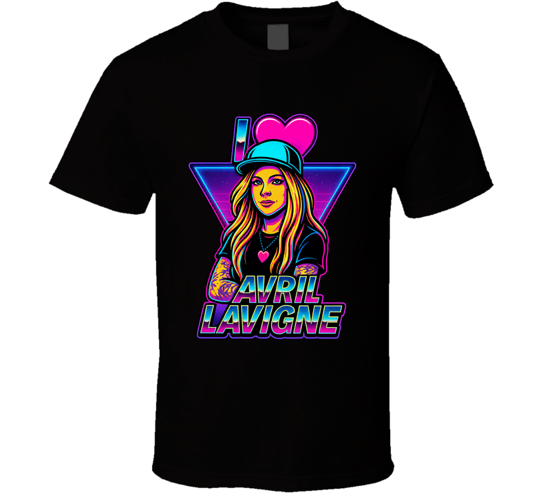 I Heart Love Avril Lavigne Music Fan T Shirt I Heart Love Avril Lavigne Music Fan T Shirt