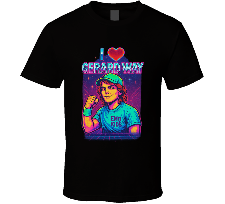 I Heart Love Gerard Way Music Fan T Shirt I Heart Love Gerard Way Music Fan T Shirt