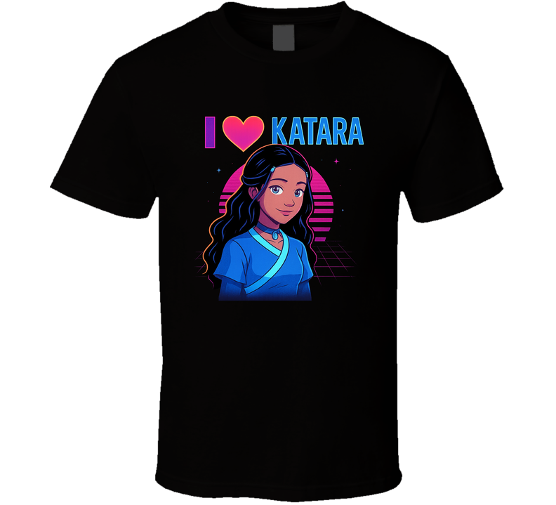 I Heart Love Katara Nickelodeon Character Fan T Shirt