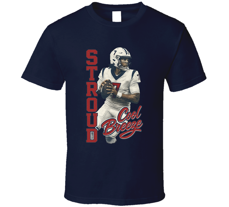 C.j. Stroud Cool Breeze Retro Look Sports Fan T Shirt