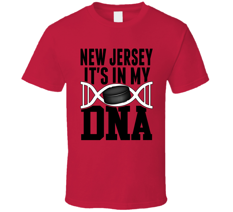 It's In My Dna New Jersey Hockey Fan T Shirt