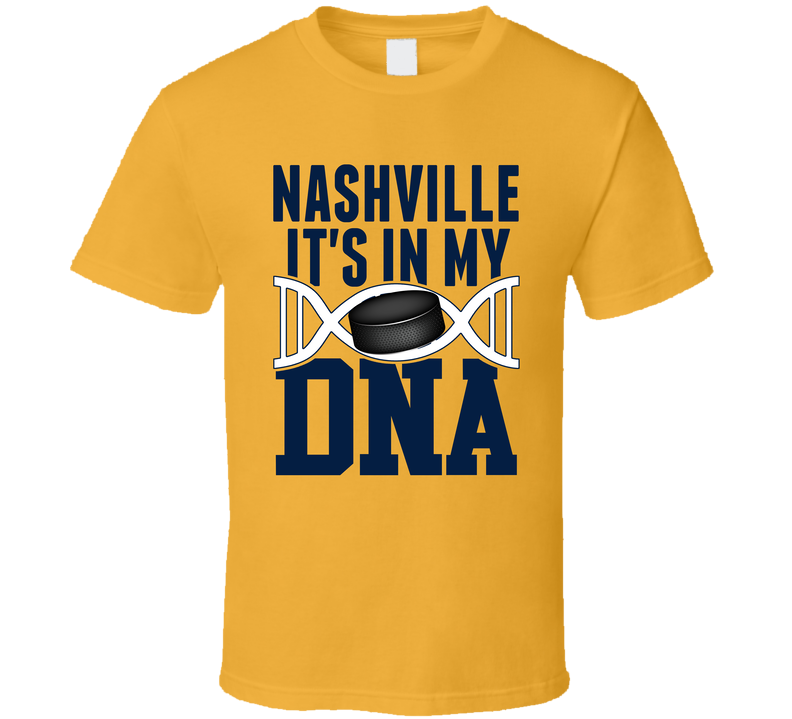 It's In My Dna Nashville Hockey Fan T Shirt