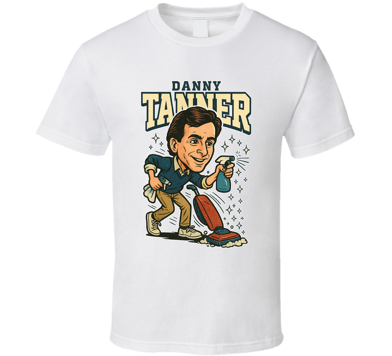 Danny Tanner Full House Caricature Retro Look Fan T Shirt Danny Tanner Full House Caricature Retro Look Fan T Shirt