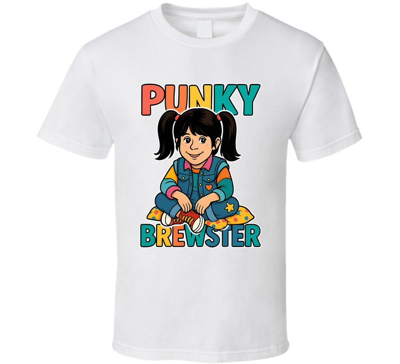 Punky Brewster Caricature Retro Look Fan T Shirt Punky Brewster Caricature Retro Look Fan T Shirt