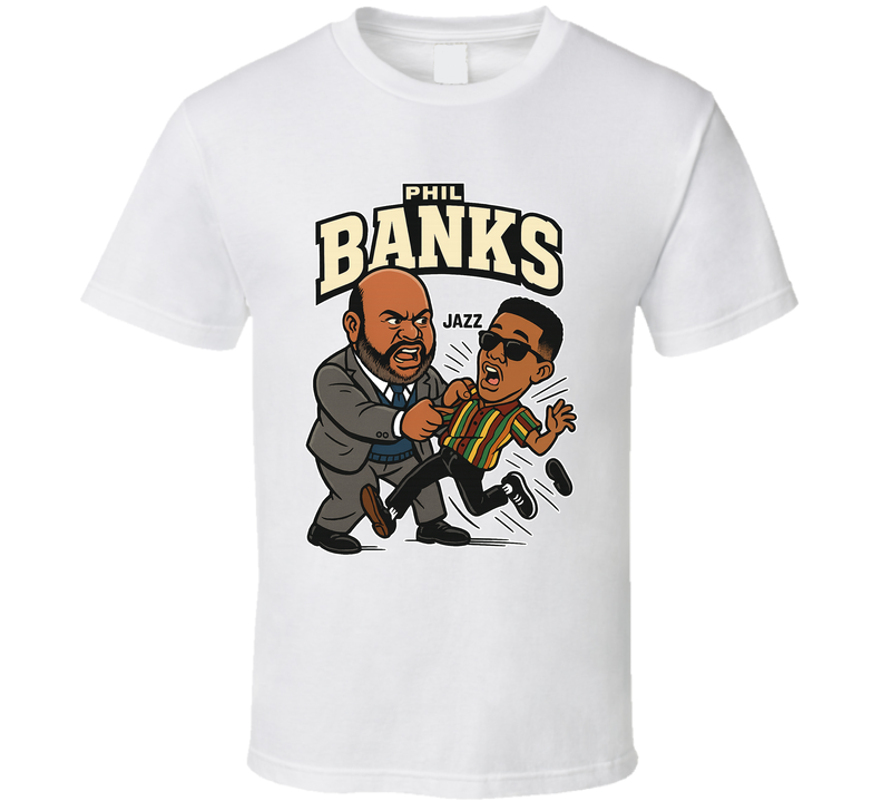 Phil Banks The Fresh Prince Of Bel-air Caricature Retro Look Fan T Shirt Phil Banks The Fresh Prince Of Bel-air Caricature Retro Look Fan T Shirt