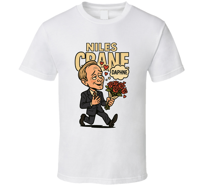Niles Crane Frasier Tv Show Caricature Retro Look Fan T Shirt Niles Crane Frasier Tv Show Caricature Retro Look Fan T Shirt