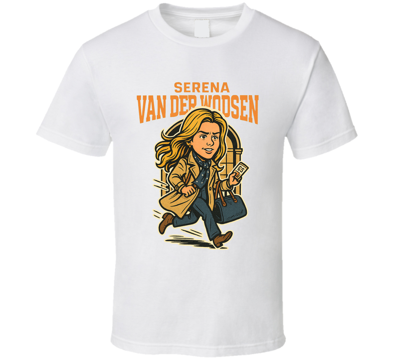 Serena Van Der Woodsen Gossip Girl Tv Show Caricature Retro Look Fan T Shirt Serena Van Der Woodsen Gossip Girl Tv Show Caricature Retro Look Fan T Shirt