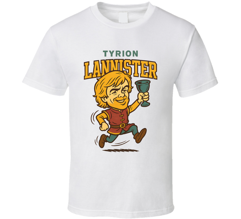 Tyrion Lannister Game Of Thrones Tv Show Caricature Retro Look Fan T Shirt Tyrion Lannister Game Of Thrones Tv Show Caricature Retro Look Fan T Shirt