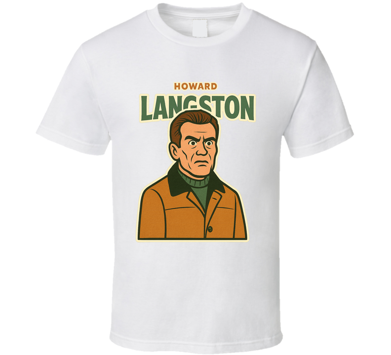 Howard Langston Jingle All The Way Christmas Movie Retro Look Caricature T Shirt