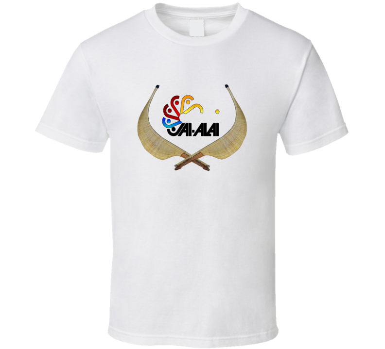Jai Alai logo Cestas t-shirt spanish ball game Jai Alai logo Cestas t-shirt spanish ball game