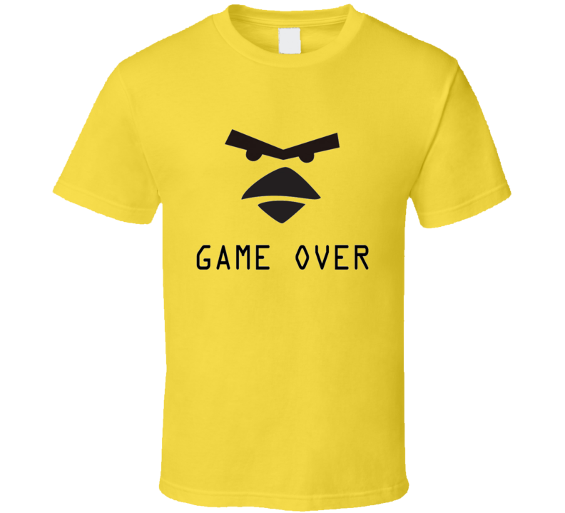 Angry Birds Game Over t-shirt Viral game App