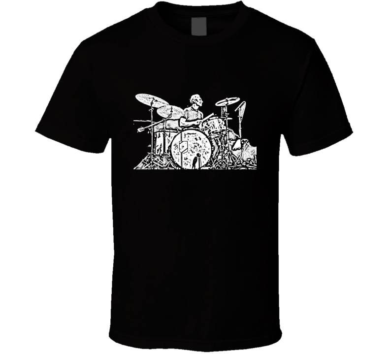 Charlie Watts Rolling Stones Drummer Black T Shirt Charlie Watts Rolling Stones Drummer Black T Shirt