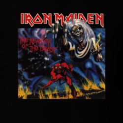 Iron Maiden Number of the Beast Black T Shirt 1014583