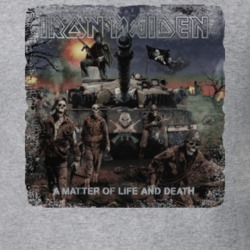 Iron Maiden Matter Life and Death Distressed T Shirt 1018169