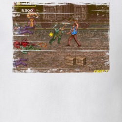 Growl Retro Arcade Game Screenshot T Shirt 1157503