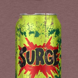 Surge Soda Fan Throwback Vintage Gift Distressed Look T Shirt 38363019