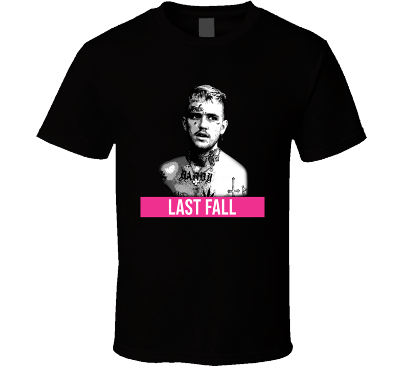 Last Fall Lil Peep Song Lyric Emo Goth Rapper Fan Memorial T Shirt