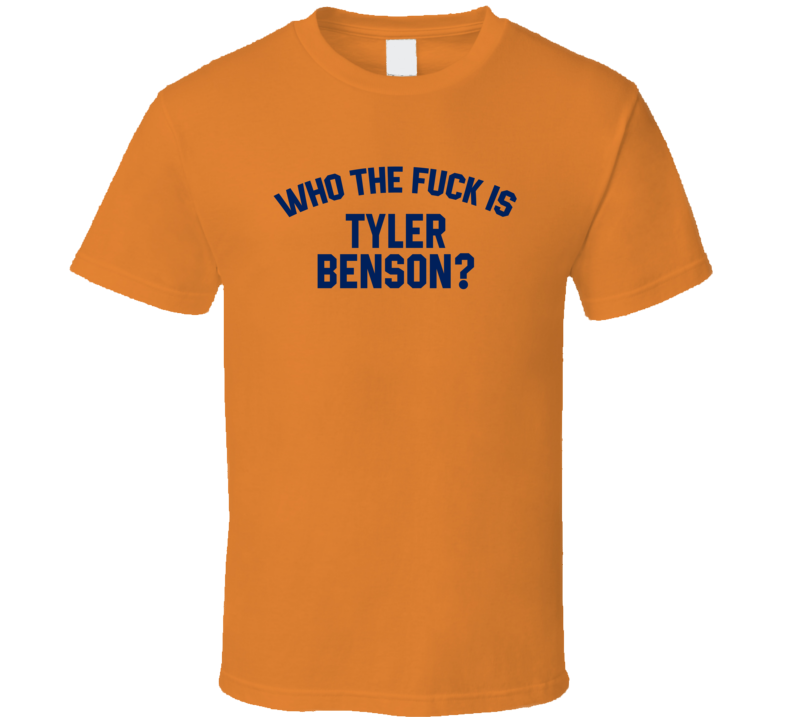 Tyler Benson Who The Fuck Is He Edmonton Hockey Fan T Shirt