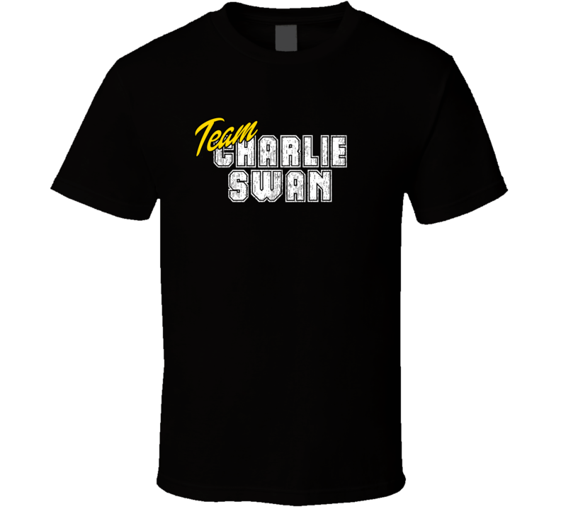 Team Charlie Swan Twilight Favorite Novel Character Cool Fan T Shirt Team Charlie Swan Twilight Favorite Novel Character Cool Fan T Shirt