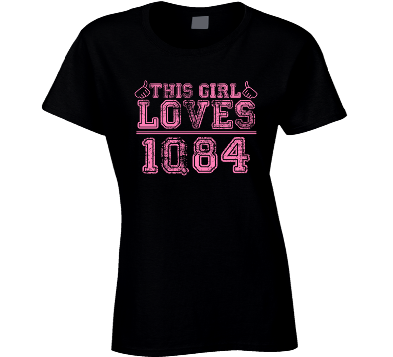 This Girl Loves 1Q84 Favorite Novel Book Cool Fan T Shirt This Girl Loves 1Q84 Favorite Novel Book Cool Fan T Shirt