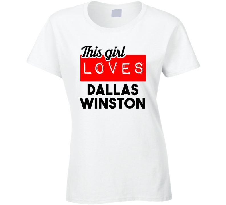 This Girl Loves Dallas Winston The Outsiders Favorite Book Novel Cool Fan T Shirt