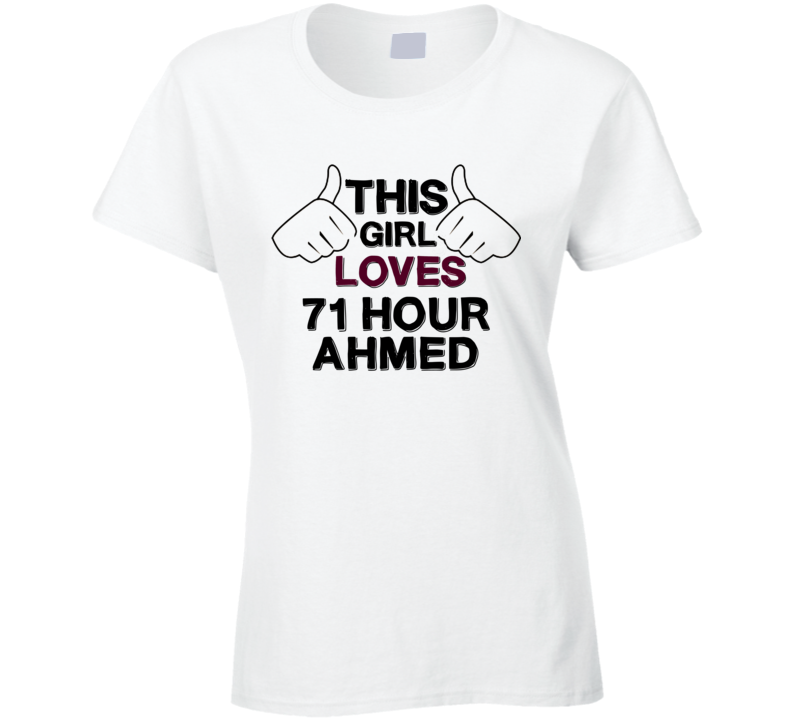 This Girl Loves 71 Hour Ahmed Jingo Favorite Book Character Novel Fan T Shirt