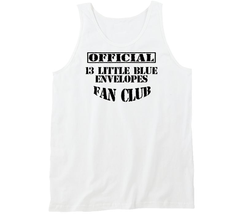 13 Little Blue Envelopes Fan Club Favorite Novel Book Tanktop 13 Little Blue Envelopes Fan Club Favorite Novel Book Tanktop